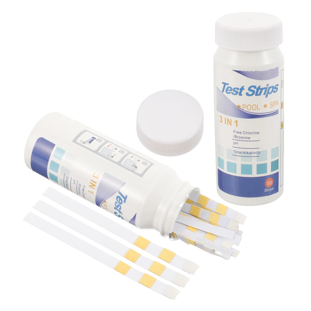

100pcs Water Strips PH Test Strip For Pool Spa Tub Swimming Chlorine Hardness Kit Pool Testing Tools