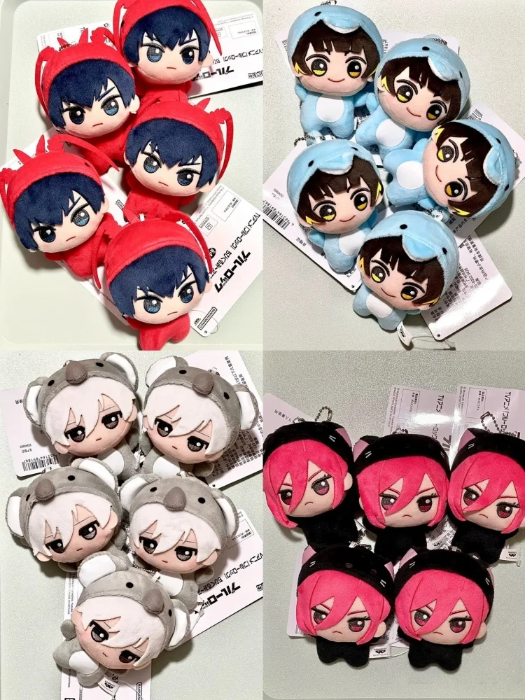 

Hot Anime Blue Lock Isagi Yoichi Bachira Meguru Chigiri Hyoma Cute Plush Doll Dango Toy Cosplay Keychain Pendant Toys Present