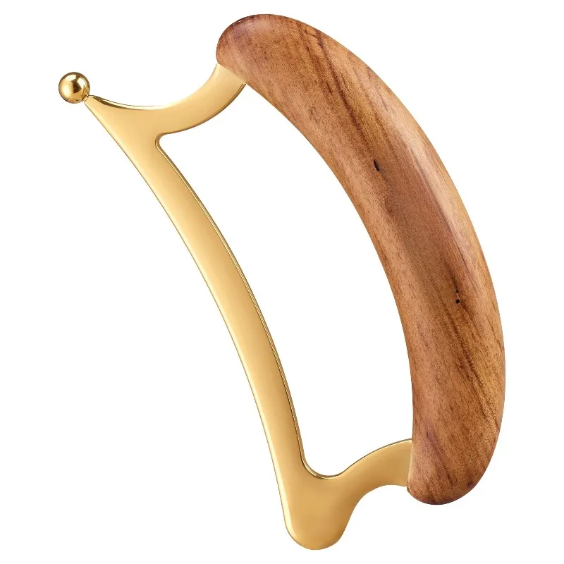 Scraping Fascia Knife Bamboo and Wood Handle To Loosen Muscles Body Scraping for Body Massage and Relaxation