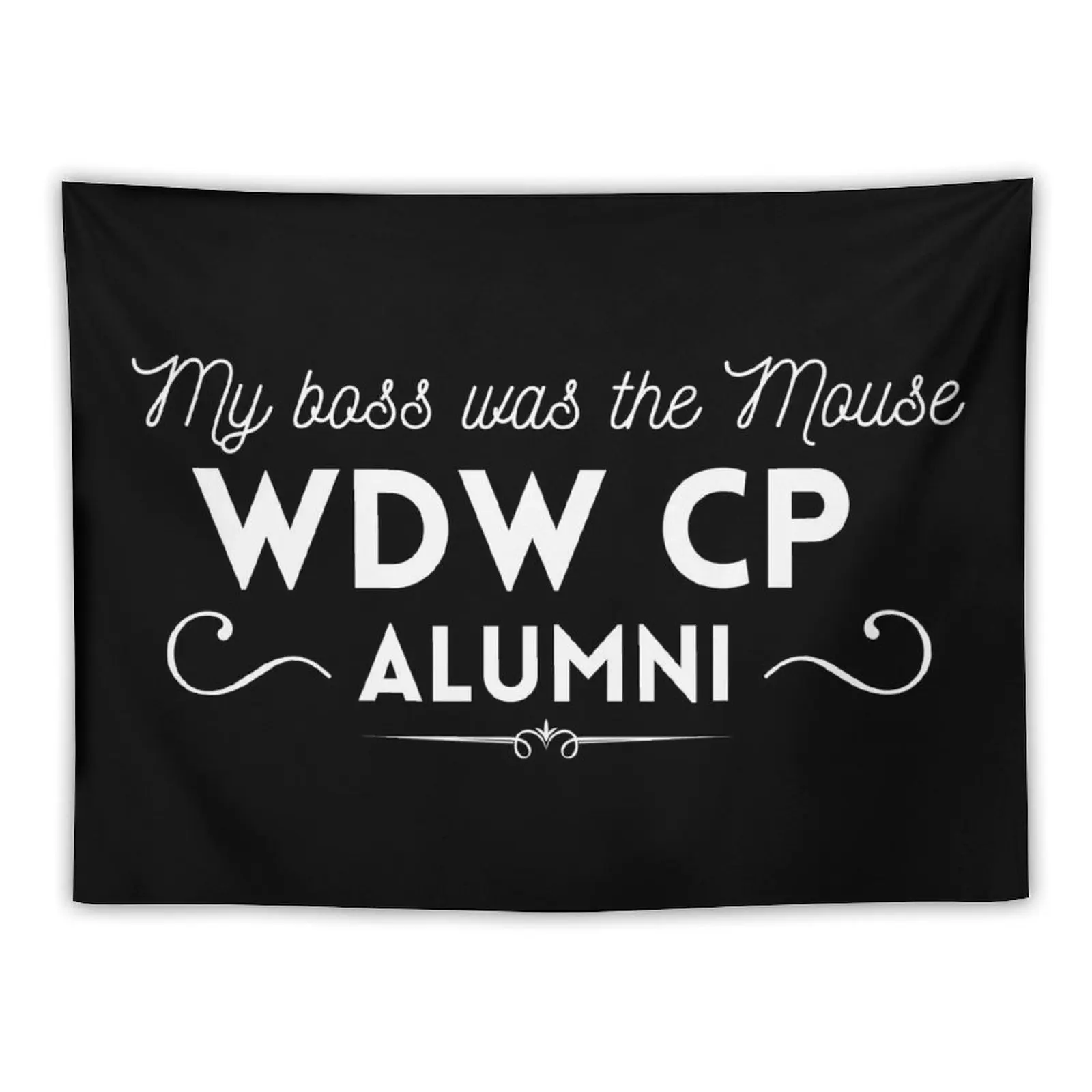 

My Boss was the Mouse: WDW CP CM Alumni Tapestry Wallpaper Bedroom Decorative Paintings Aesthetics For Room Tapestry