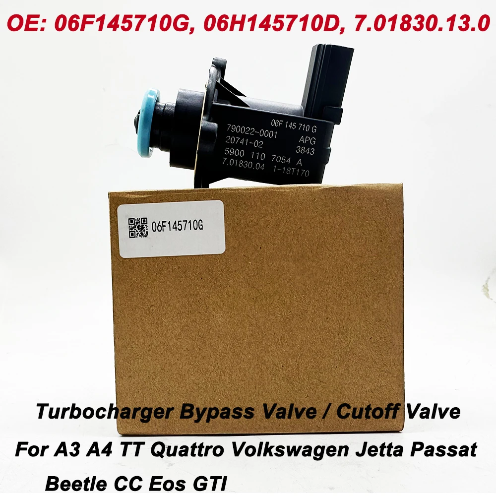 High Quality 06F145710G Turbocharger Cut Off Solenoid Bypass Valve For Audi A3 A4 TT 2005-2013 For Tiguan 2009-2011 06F145710C