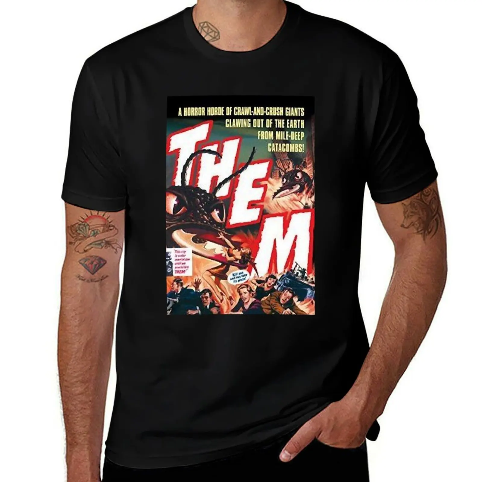 

them movie 1954 T-Shirt printed t shirts for man man t shirt designer T-Shirt