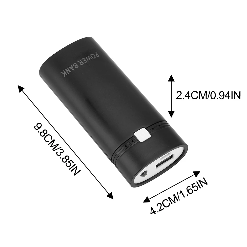 USB 2x18650 DIY Przenośny uchwyt baterii 2-gniazdowy Wyświetlacz LCD Power Bank Case DC 5V 1A