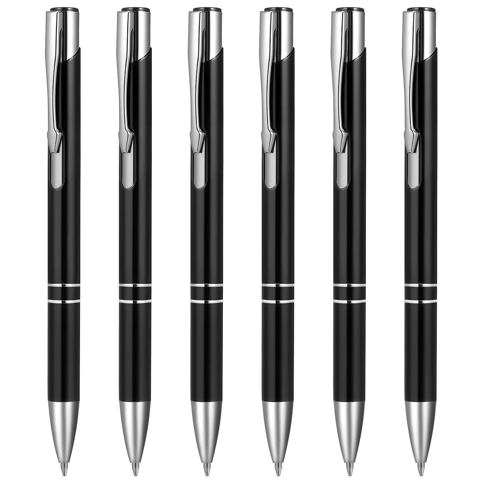 6 Pcs Students Ballpoint Pens Uniform Retractable Fine Office Gift School Telescopic