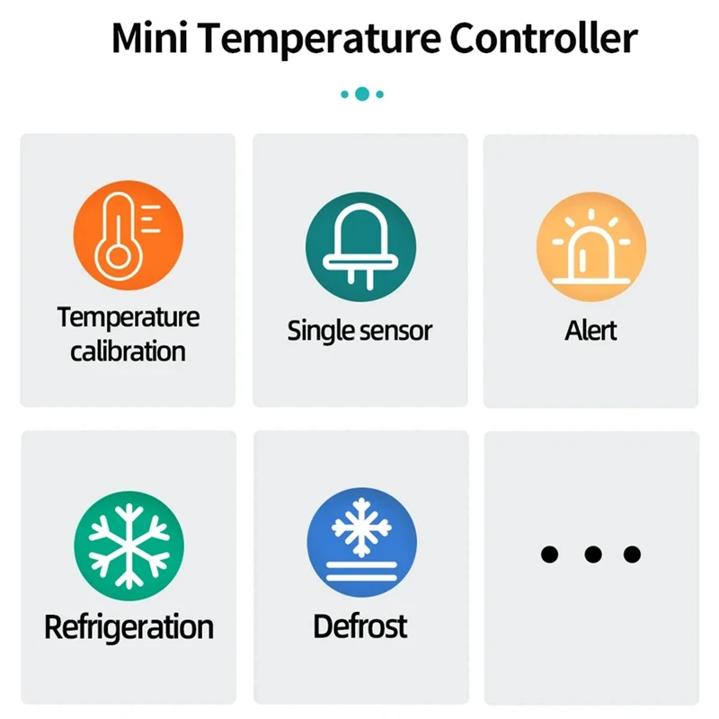ETC-902 220V AC Controlador de temperatura digital Termostato Termorregulador Incubadora com sensor de alta precisão