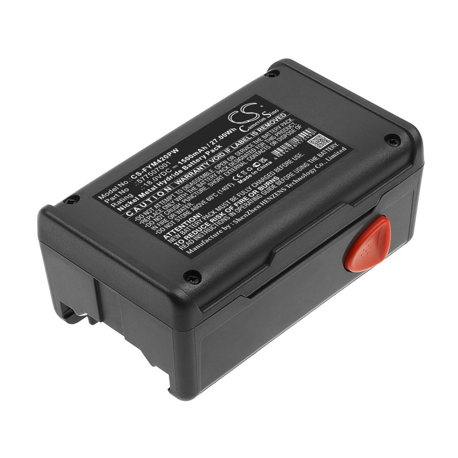 CS Gardening Tools Battery for Flymo Contour Cordless XT Easicut 420 Easicut 500 Fits 577507001 CCT250-3 1500mAh/27.00Wh