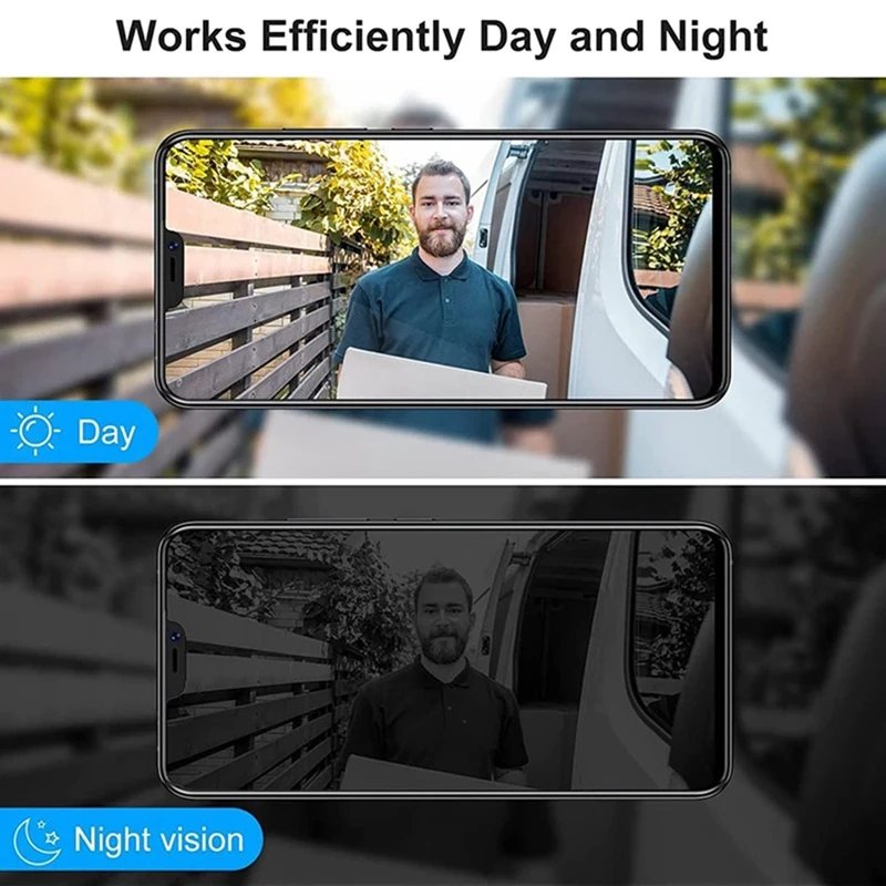 【HOT】2X умные видео дверные звонки беспроводной Wi-Fi видео дверной звонок с камерой умный дверной звонок безопасности PIR обнаружение движения
