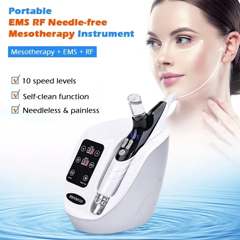 2026 Home Use Face needl free Anti-aging Meso Microcurrent Facial Mesotherapy - Machine For Hair