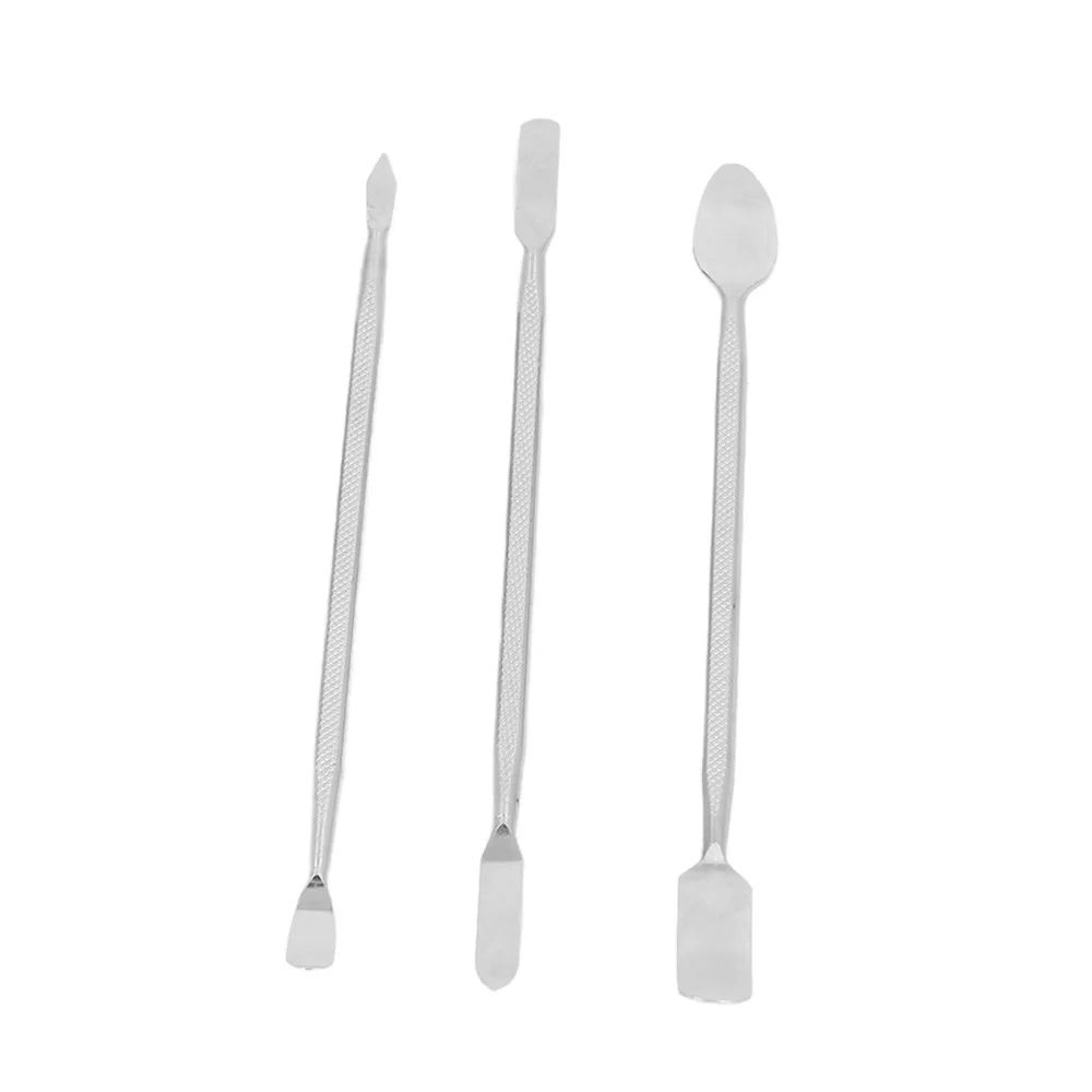 

3 шт. двусторонний металлический лопатка, набор металлических лопаток, противоскользящая ручка, различные насадки для подъема, двойные концы, инструмент для подъема, металл высокой твердости