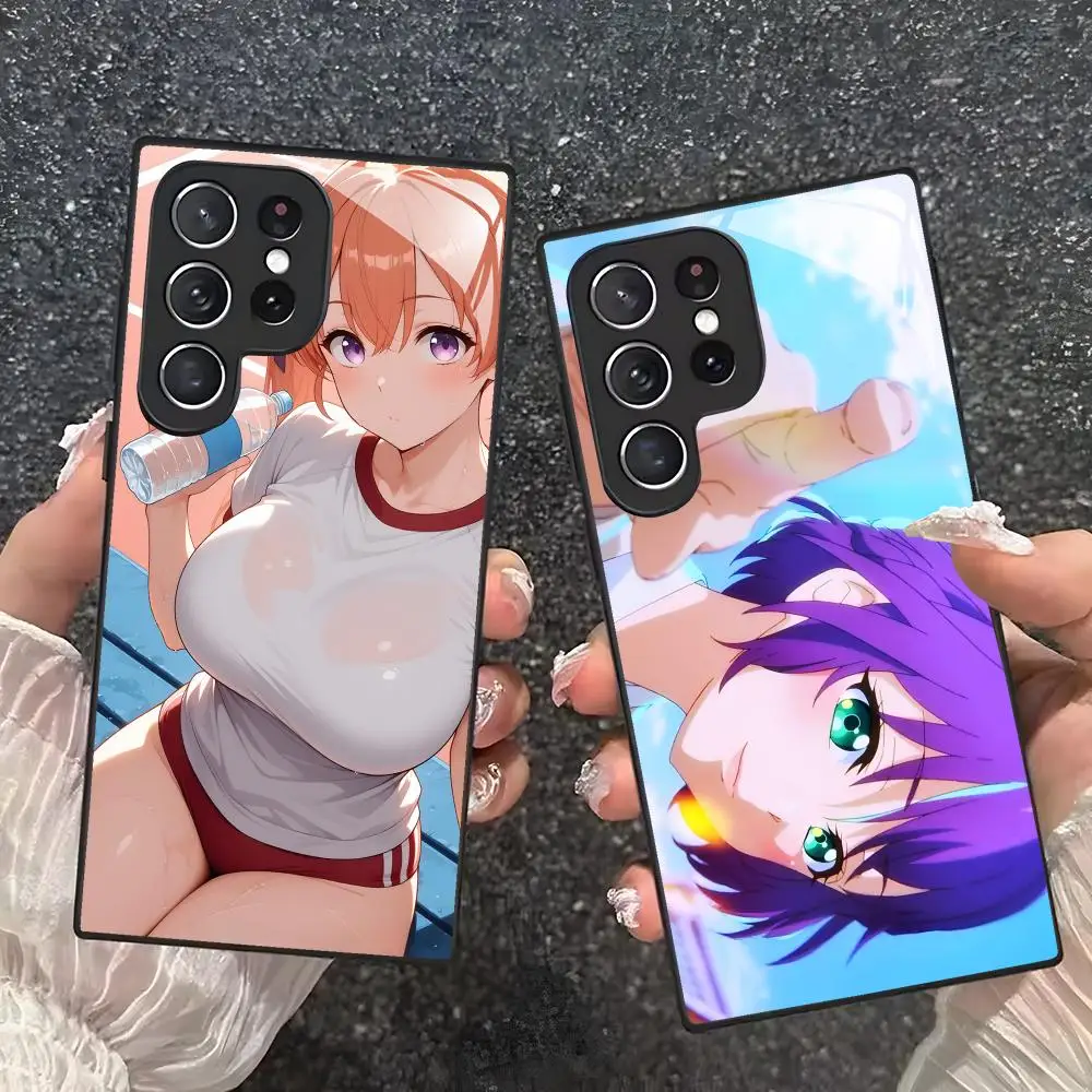 anime A Couple of Cuckoos Phone Case For Samsung S26 S25 S24 S23 S22 S21 S20 Plus Ultra Note20 Tempered Glass Case