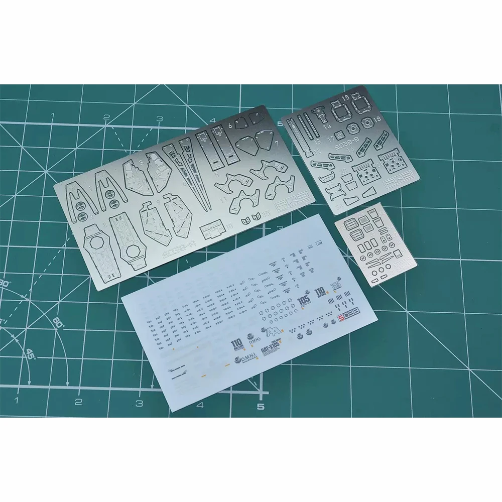 MADPunta KS-Pièces de gravure en métal pour 1/144 EG Strike, ensemble d'outils de mise à niveau pour adultes, amateurs de modèles, cadeaux de collection de passe-temps