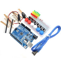 AEAK Smart Electronics Integrated Starter Kit UNO R3 mini Breadboard LED jumper wire button for arduino kit compatile