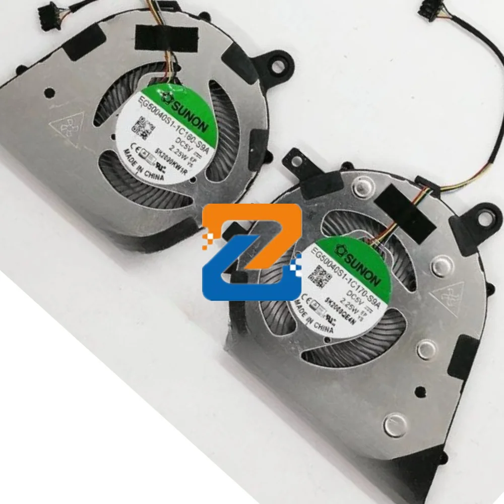 For Lenovo Xiaoxin Air-14 2019 IdeaPad FLEX14 API CPU GPU Cooler Fan Radiator EGC50040S1-1C160-S9A EGC50040S1-1C170-S9A DC5V
