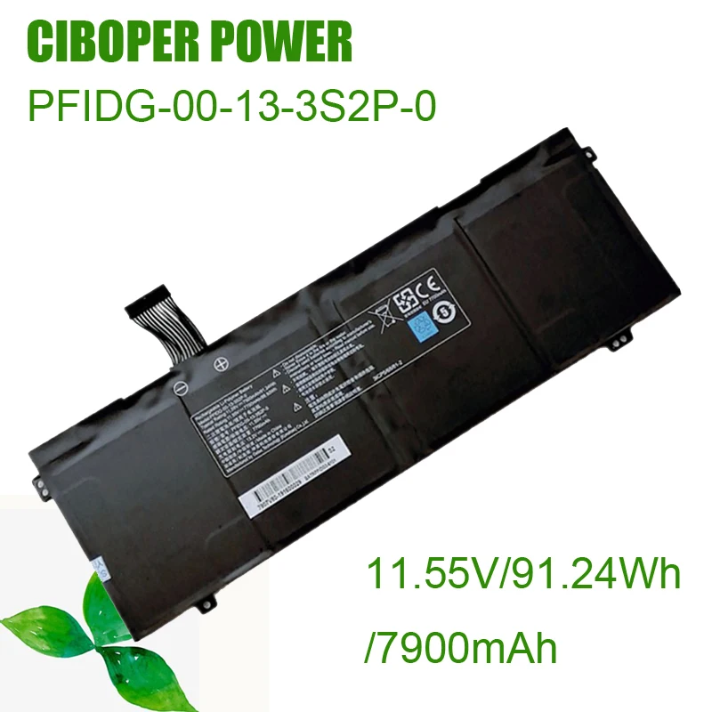 CP Laptop Battery PFIDG-00-13-3S2P-0 PFIDG-03-17-3S2P-0 7900mAh For Getac S2 UMI Air S1 Plus For MECHREVO Code 01 Air II S1 Plus