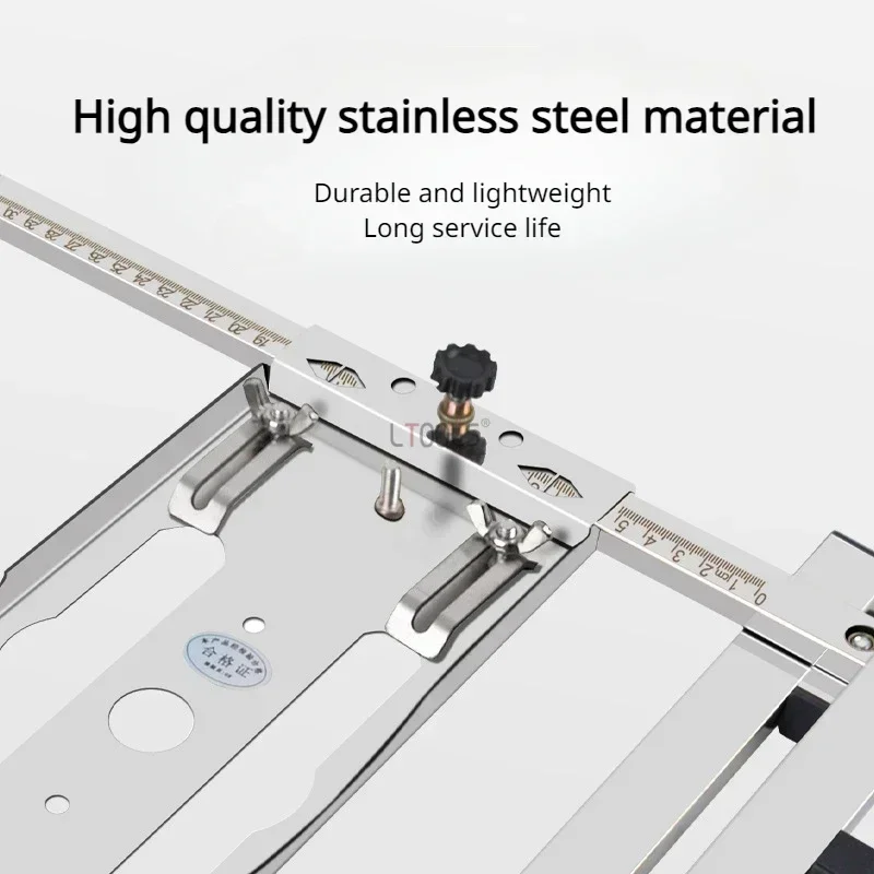 Découpeur de planche de travail de calcul adapté aux machines de découpe de scie circulaire électrique, planche de support à positionnement rapide