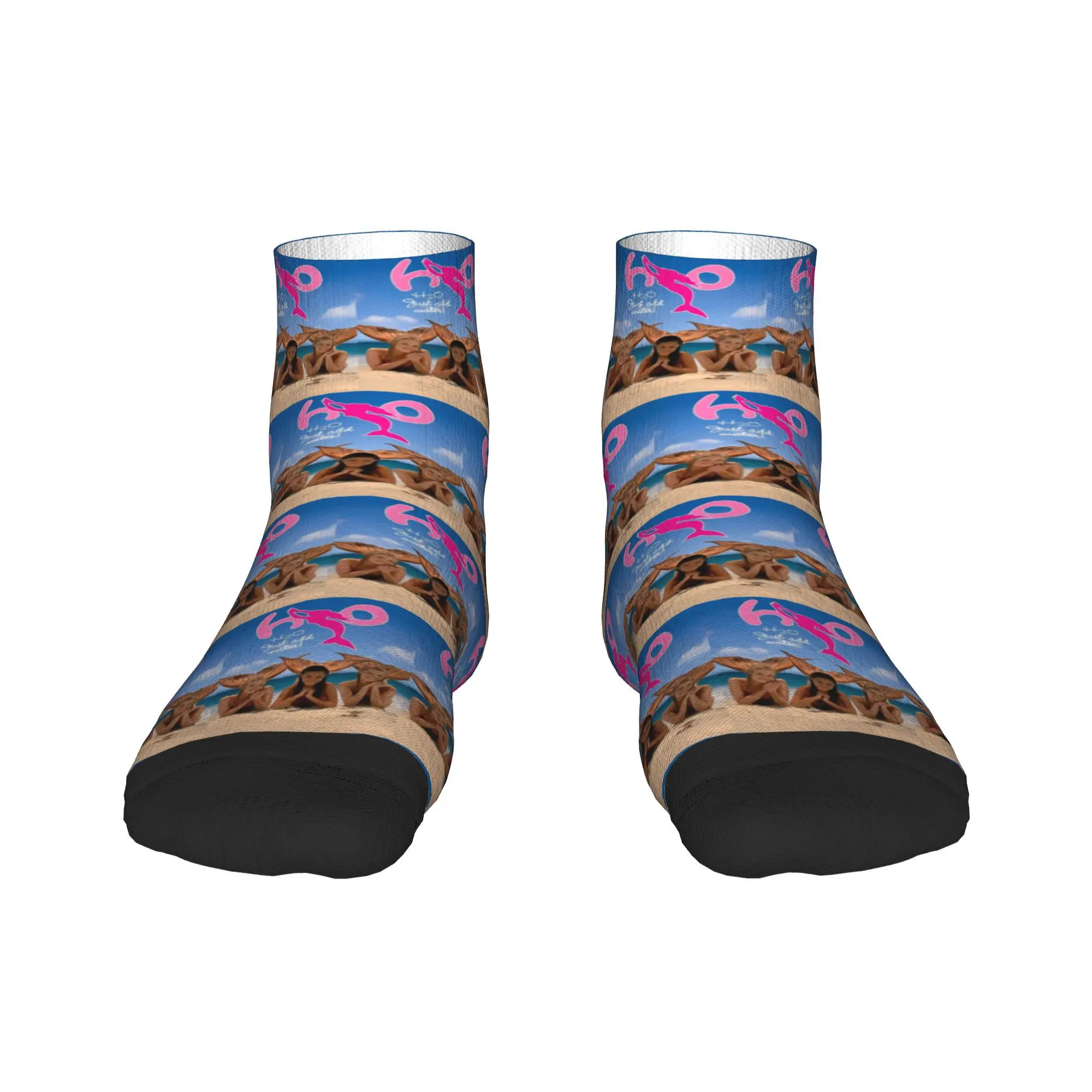 

h20 just add water Socks Harajuku Sweat Absorbing Stockings All Season Socks Accessories for Man's Woman's Christmas Gifts