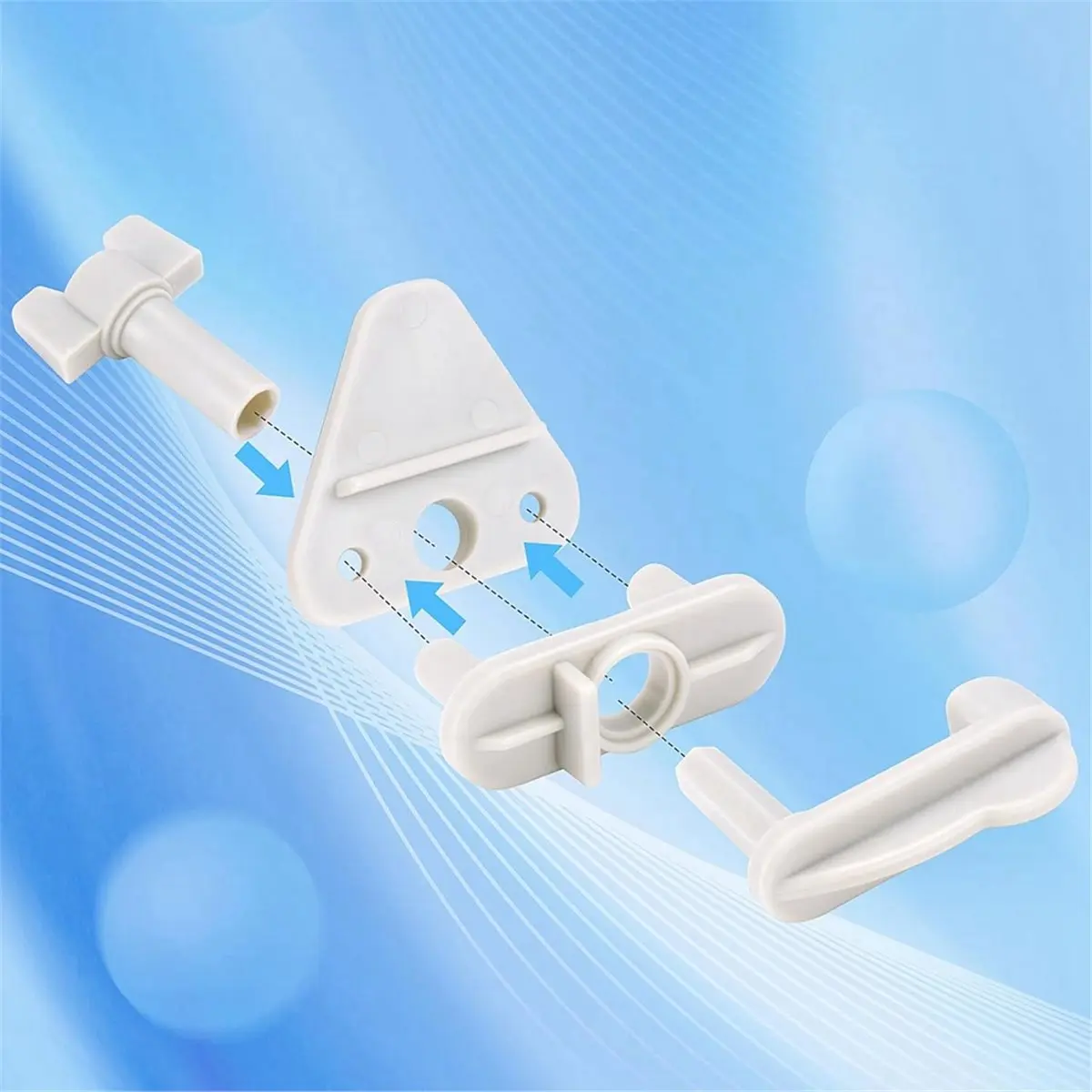 2026 New Pontoon Boat Gate Replacement Kit,Marine Boat Door Latches Replacement,Fits Left- or Right-Hinge Gate