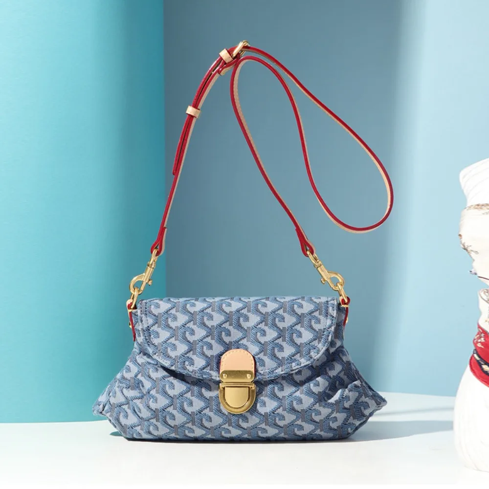 

High-capacity PU Leather Square Crossbody Shoulder Purse Flap Satchel Handbag Small Crossbody Bag for Women Trendy Shoulder Bag