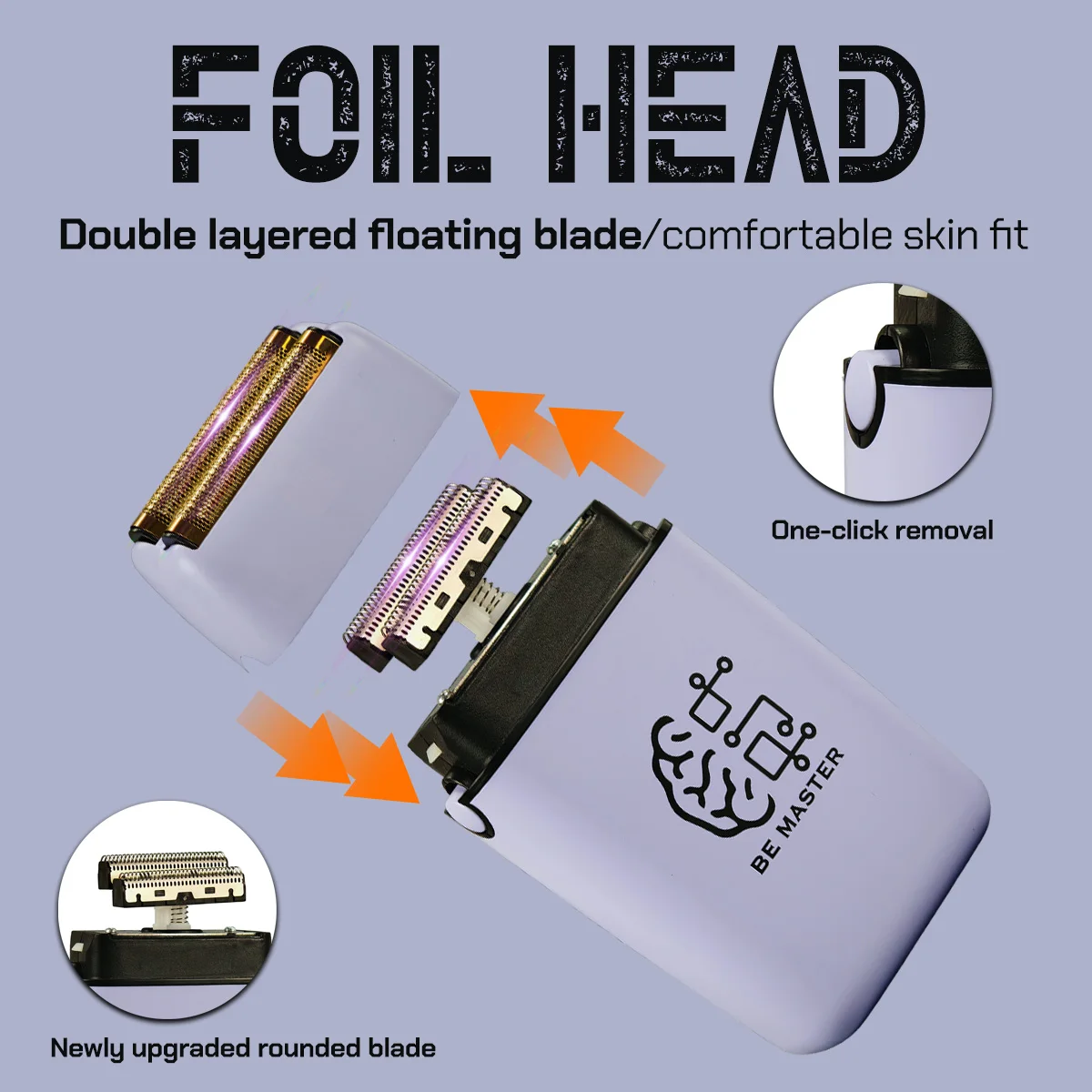 ماكينة قص الشعر الكهربائية الاحترافية BRDCLIP ماكينة حلاقة BRD 609 محرك عالي السرعة 10000 دورة في الدقيقة ماكينة حلاقة 4 ألوان