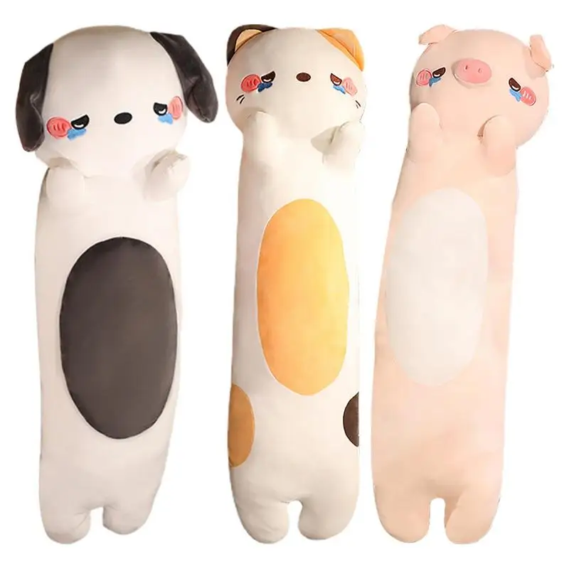 

Long Body Cat Plush Pillow Soft And Comfortable Stuffed Animal Cat Plushie Sleeping Throw Pillow Toy Birthday Gift For Kids