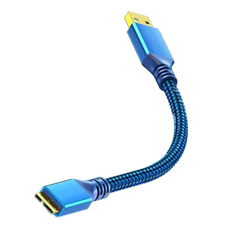 652F Flexible USB to MicroB Data Sync Power Cable for Fast Speed Data Transfer and Charging Needs