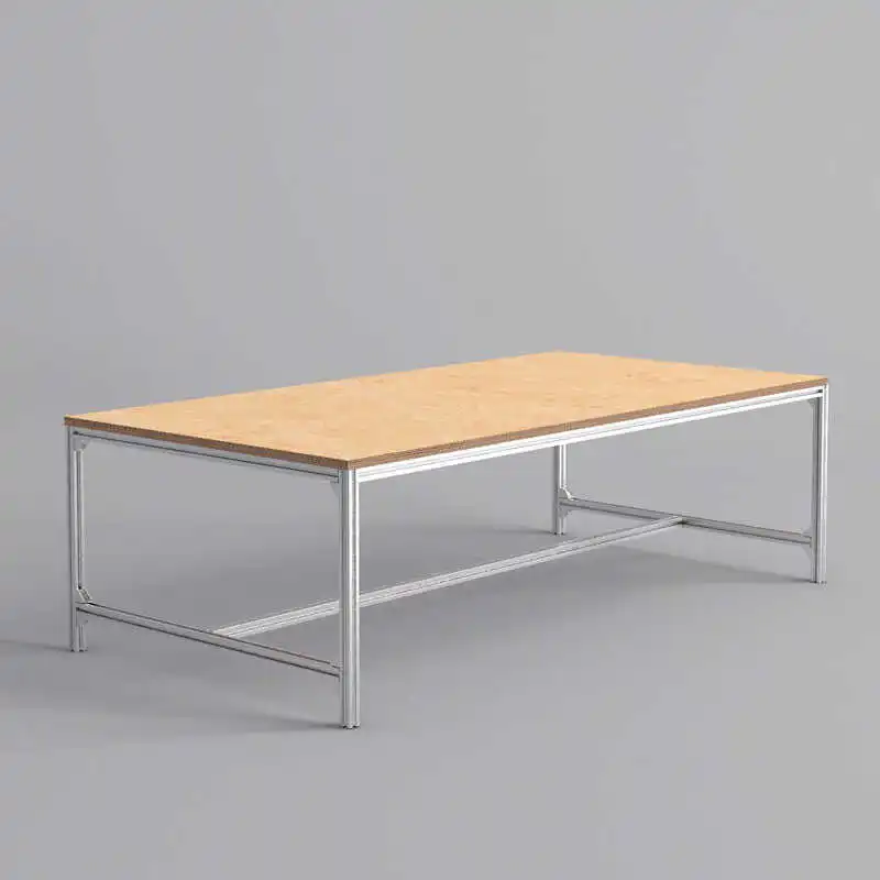 Nordic solid wood dining table and chair combination modern simple small apartment household rectangular dining table log style