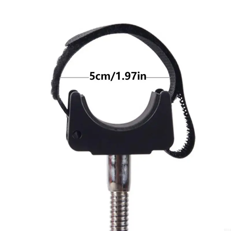 W91A Multifunktional Stativhalter Einstellbare Klemmmontage 6mm Klebebandclip für Digitalkameras Freien Schwarz