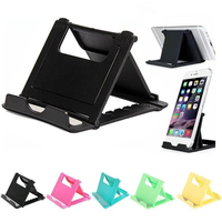 Tablet Stand Portable Universal Folding Plastic Cell Phone Holder Tablet Computer Support for IPad IPhone Samsung Xiaomi Huawei
