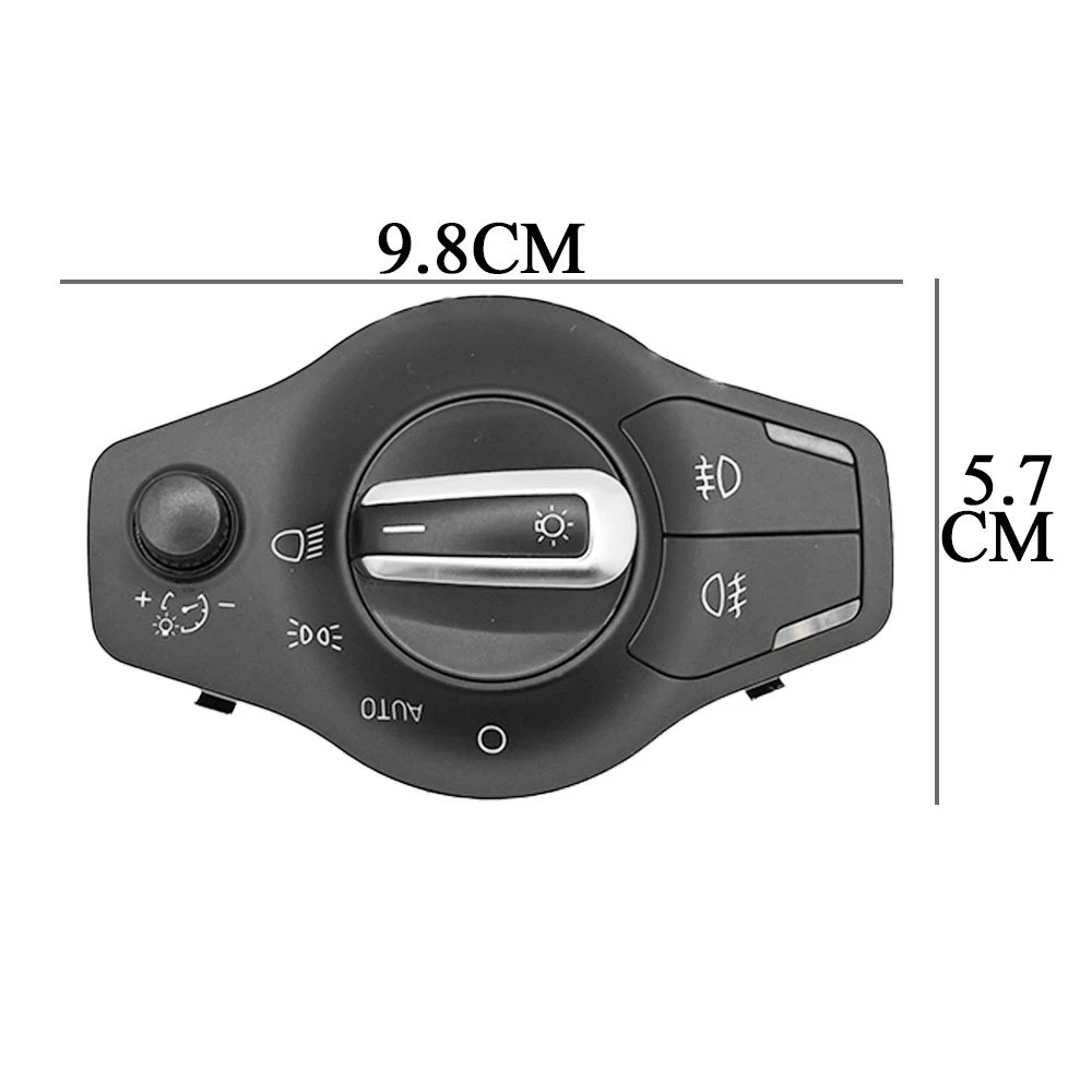 

For Audi A4 B8 S4 A5 Q5 S5 2009-2014 Automatic Chrome Headlight Fog Light Knob Control Switch 8K0941531AS 8UD955559B
