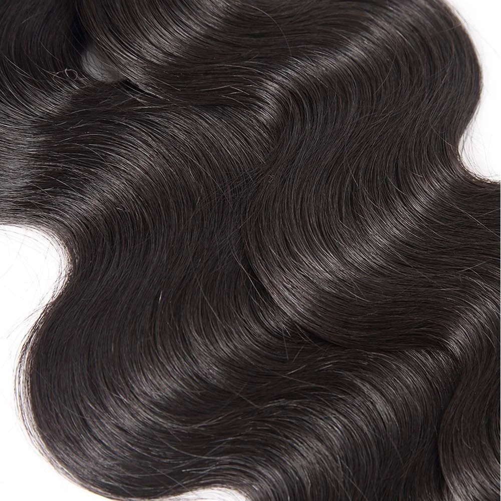 Bundles brésiliens de vague de corps de cheveux humains, 100% cheveux vierges non transformés, offres de faisceaux de vague de corps, noir naturel, 3 faisceaux, 12A