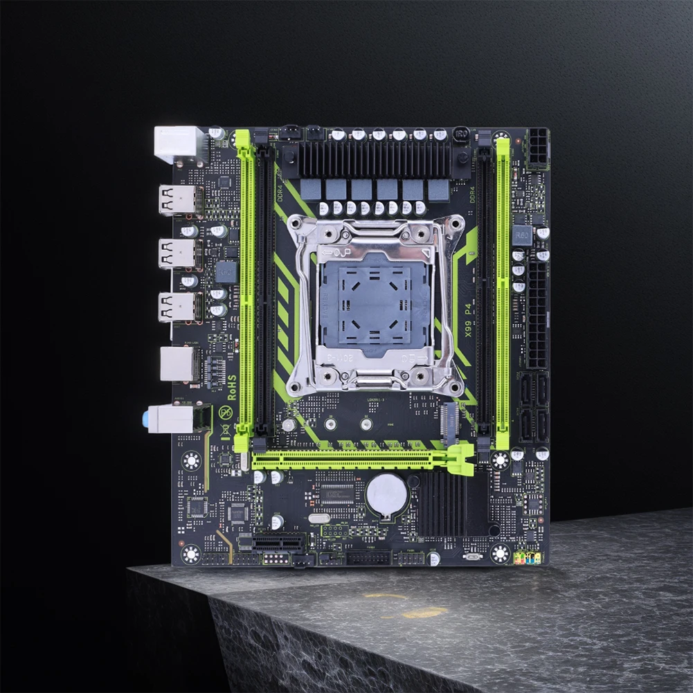 

X99 Материнская плата LGA 2011 Компьютерная материнская плата 4 * DDR4 128 ГБ 4 * USB 2,0 2 * USB 3,0 PCIE SATA NVME M.2