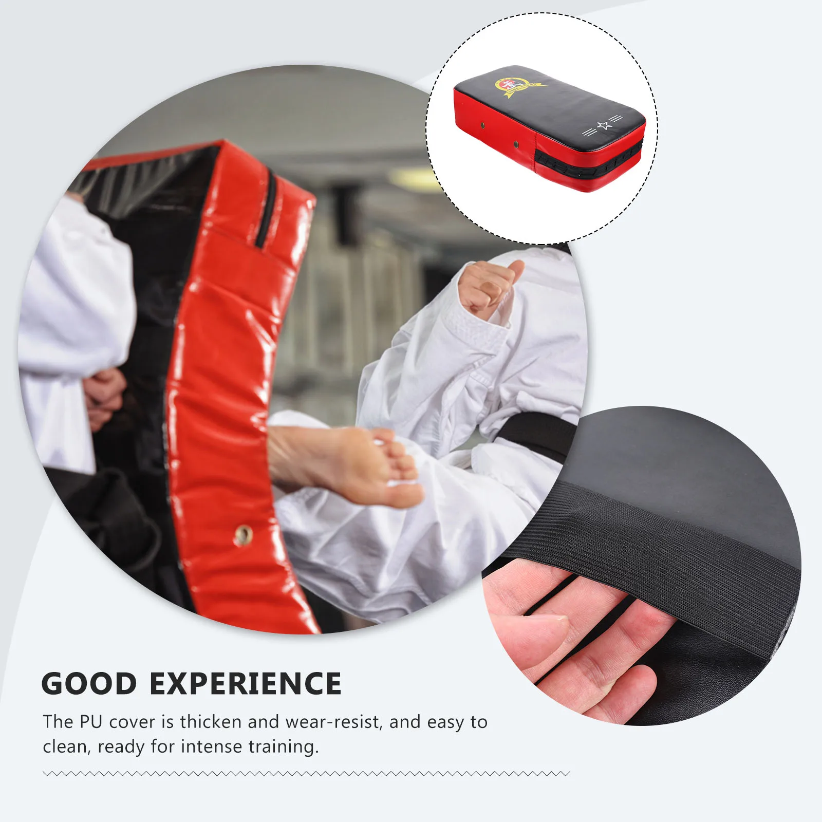 

PU Boxing Body Protector Thicken Pad Durable Kick Shield for Boxing Martial Arts Training Kick Shield for Protection