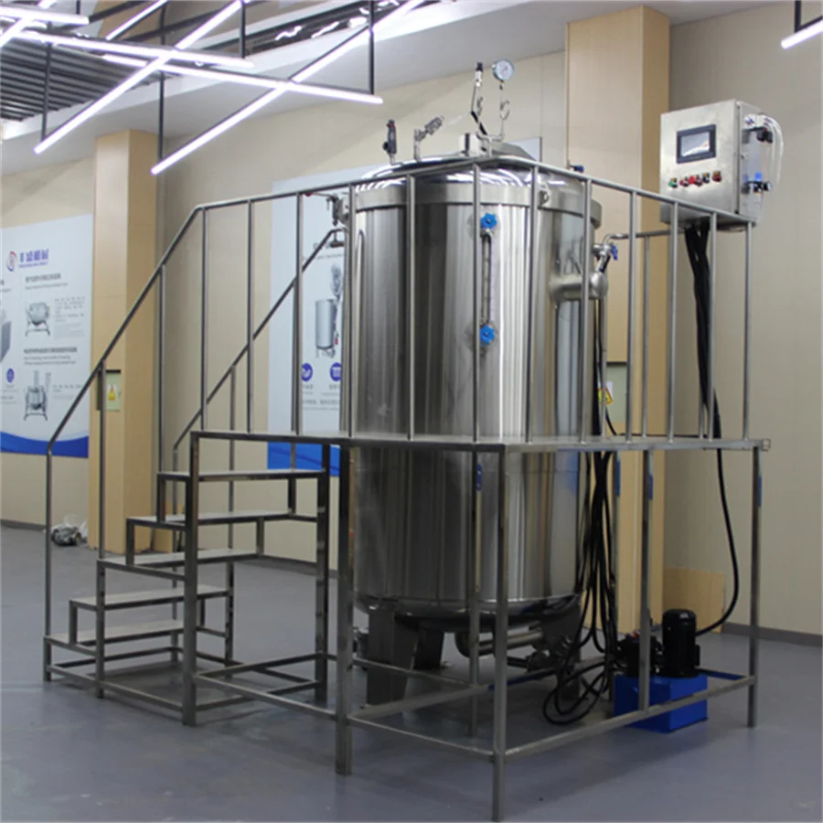 New Food Processing Automatic Retort Machine with PLC Control Stainless Steel High-Temperature Sterilization for Canned Food