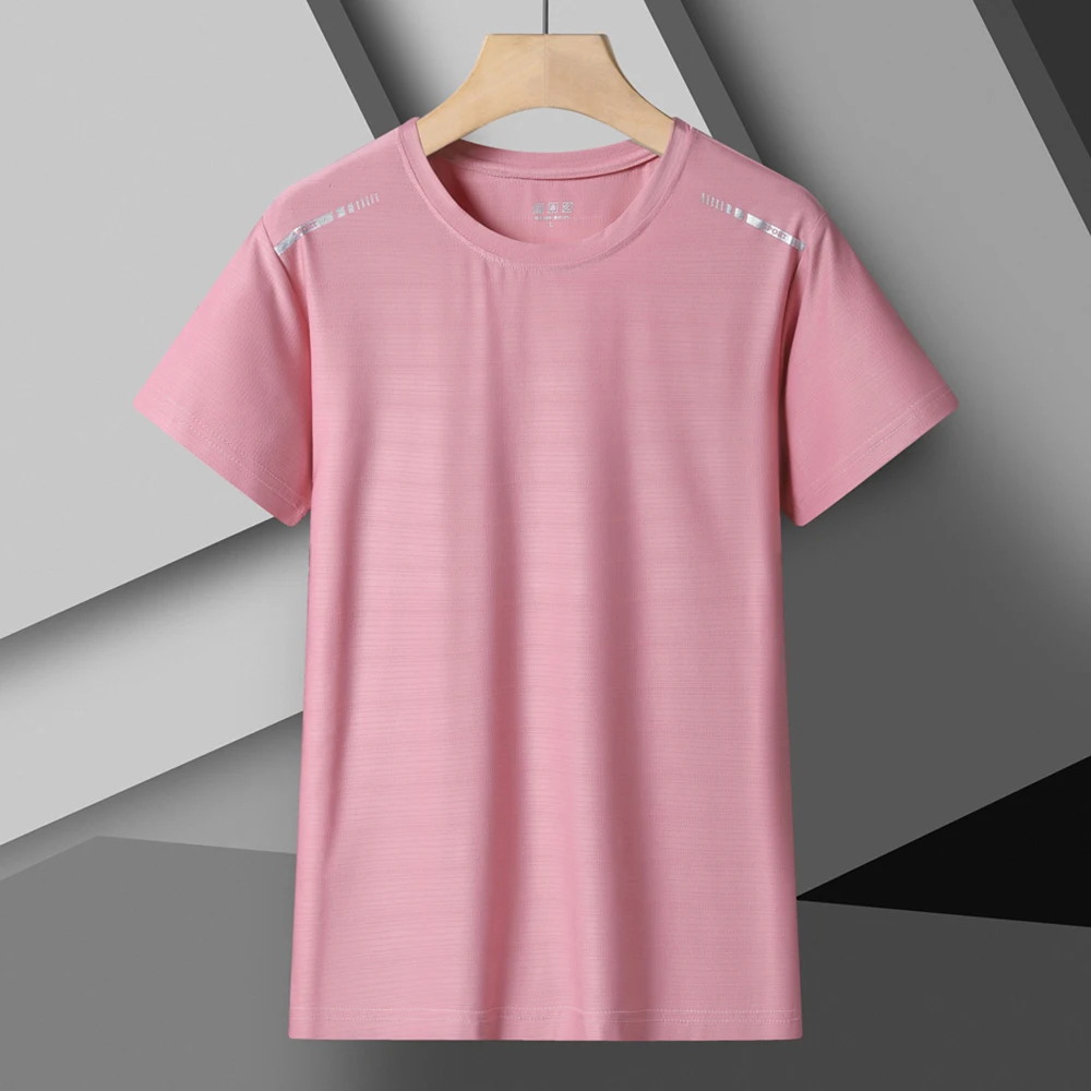 Women Quick-Drying Ice Silk Cool Reflective High Elastic  Breathable Sports T-Shirt Tees Fitness Gym Workout Shirt - view 2