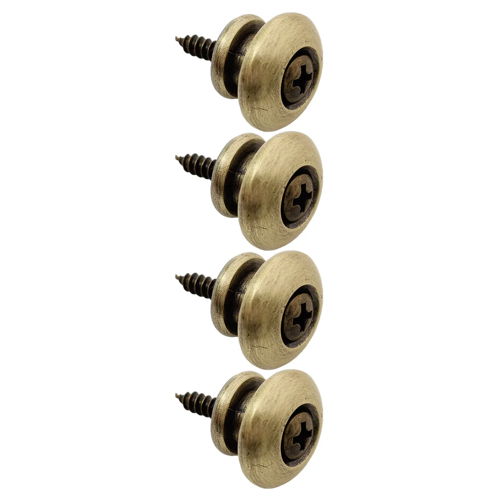 

Guitar Ukulele Electric Lock Buckle Instrument Accessories Bronze Strap Buttons Parts Pins