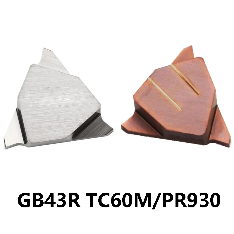 

Original GB GB43 GB43R GB43L TC60M PR930 10PCS Milling Carbide Inserts Lathe Turning Cutting Tool CNC