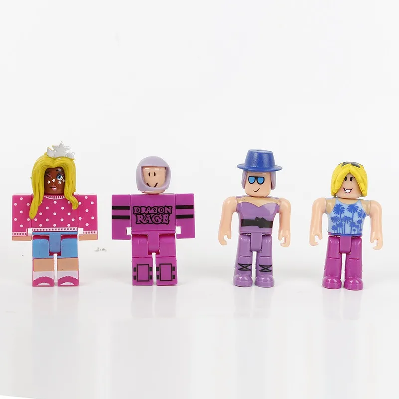 Roblox الكرتون لطيف الإبداعية الطرفية الفتيان والفتيات الحب تجميعها لعبة غرفة الديكور المورد 6-8 سنتيمتر 12 قطعة/المجموعة