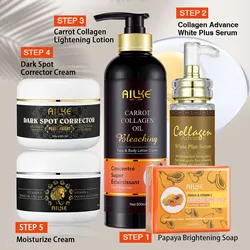 AILKE Collagen Skin Care, Perfect for Skin Lightening, Even Skin Tone, Remove Dark Spots, Stains, Hydration, For Men and Women