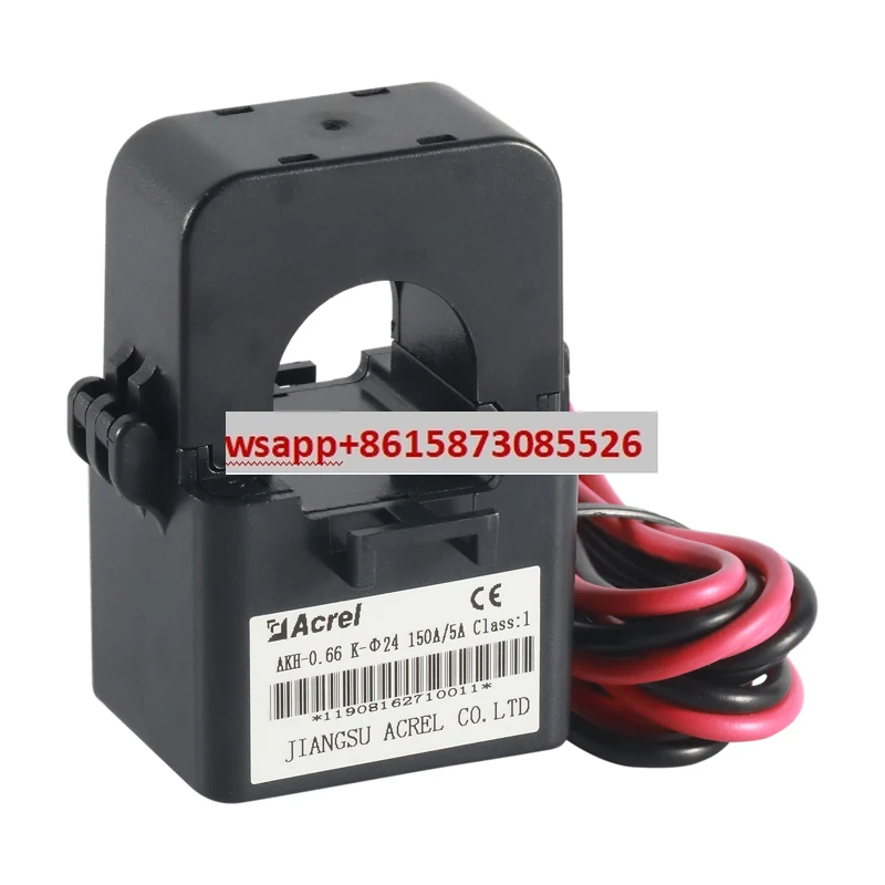 Open current transformer AKH-0.66/K K- 0006 24/36/50 150-1000/5 round hole without wire removal