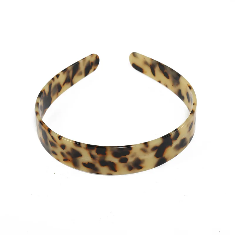 Acetate Hairband Korean Simple Temperament Headband Face-washing Leopard Tortoise Shell Headbands Hair Accessories