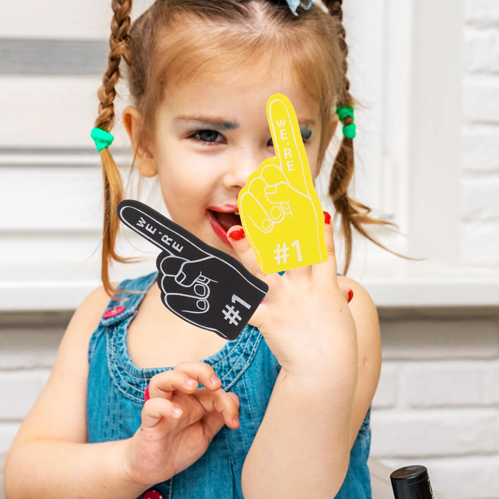 

Foam Football Finger Cots Small Kids Toys Baseball Cheerleading Hand Child Mini