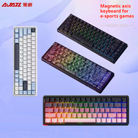 Ajazz Ak680 Max Wired Mechanical Keyboard 8k E-Sports Magnetic Axis Low Latency 0.01 Precision 8khz Rgb Custom Gaming Keyboard