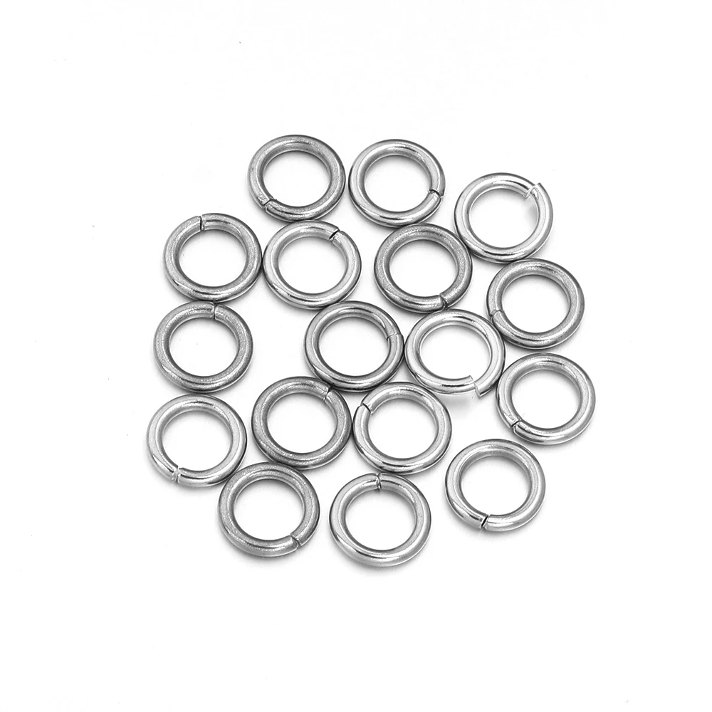 20Pcs Stainless Steel Split Ring Jump Rings for DIY