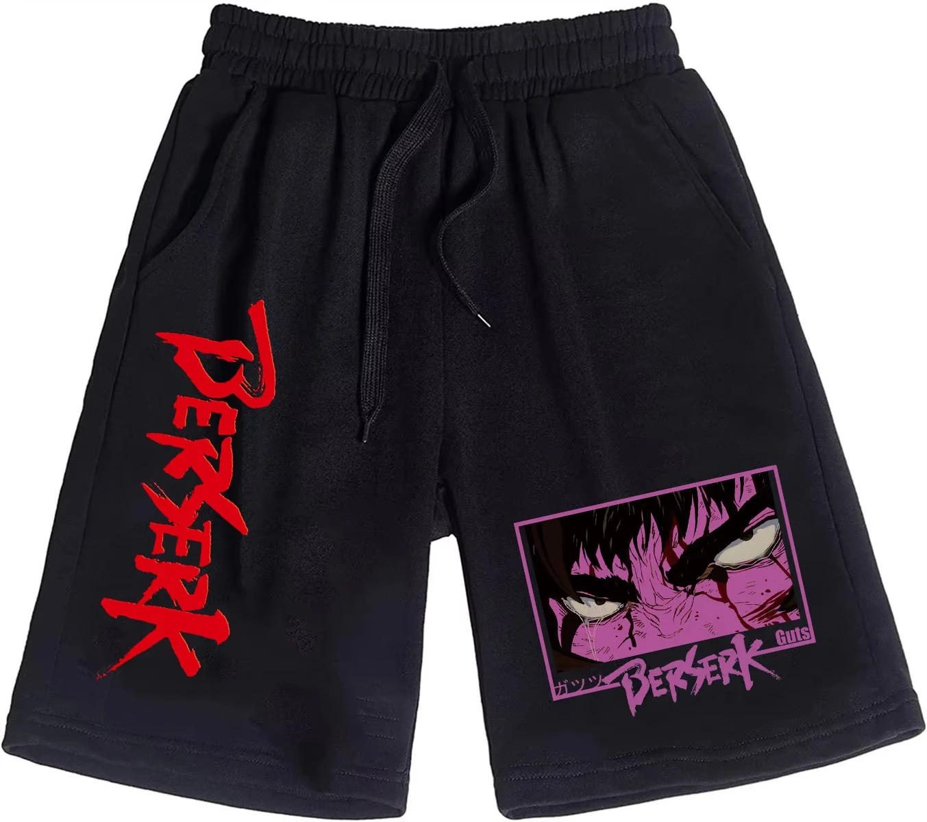 

25. летние популярные шорты с принтом дикой анимации, шорты с принтом на шнурке, крутые анимационные повседневные шорты для бега, пять пар шорт