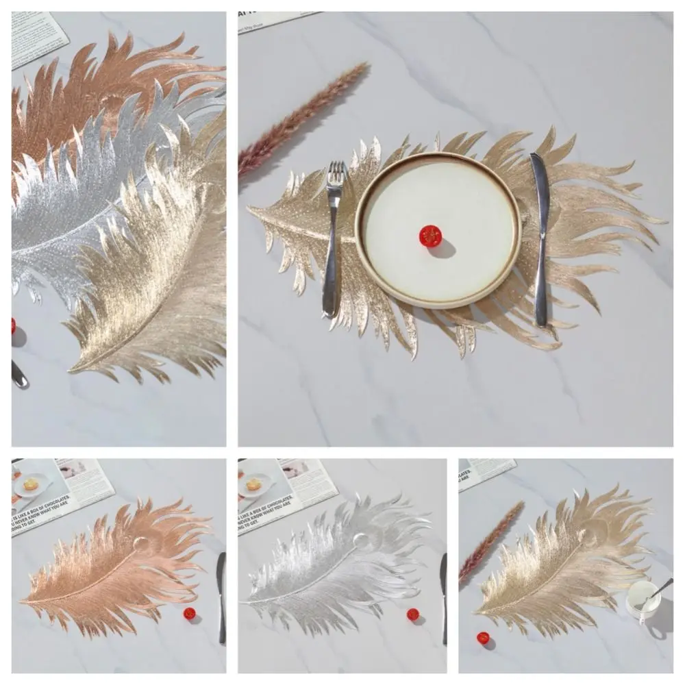 

High Quality 51cm Placemat Washable Heat-Resistant Insulation Place Mats Hotel Dining Table Oil Proof PVC Table Mats