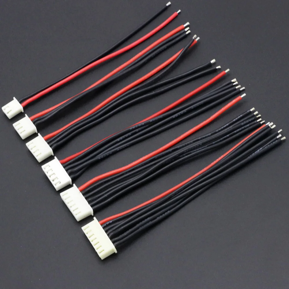 5pcs/lot 1S 2S 3S 4S 5S 6S Lipo Battery Balance Charger Cable IMAX B6 Connector Plug Wire Wholesale