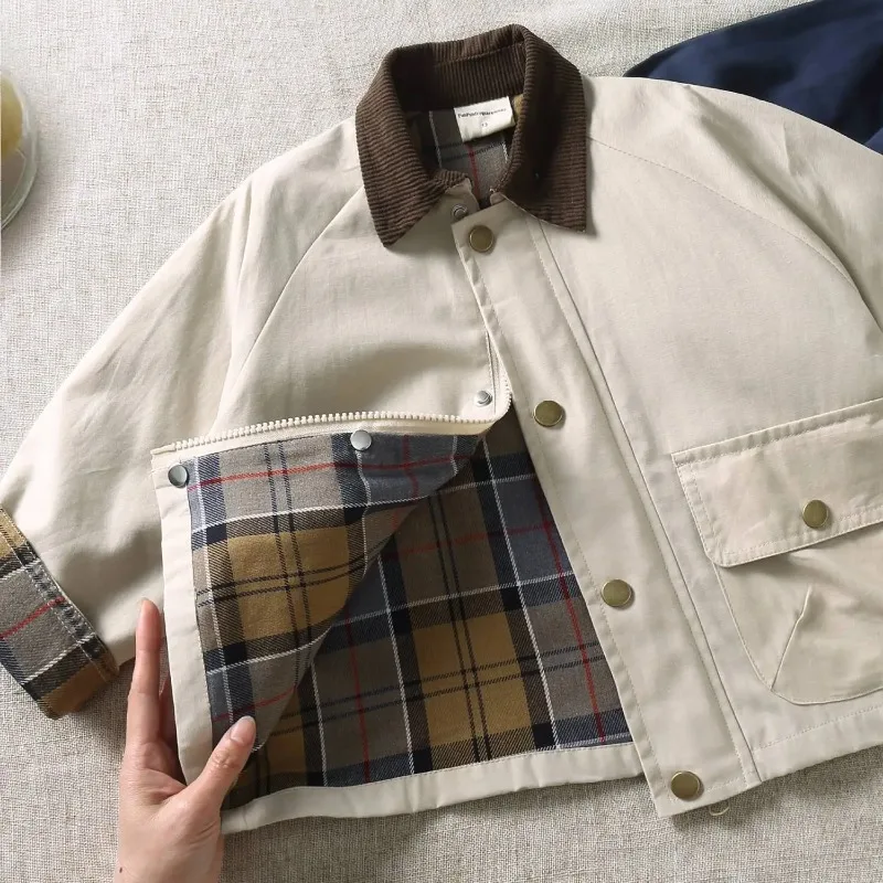 قمصان أطفال ملونة، سترات ملابس عمل لطيفة للأطفال، سترات عصرية للربيع والخريف للرجال والنساء #1