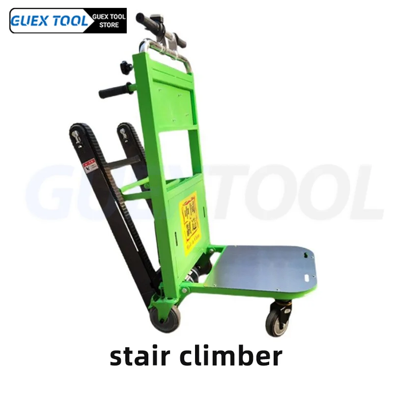 

120kg Electric Stair Climbing Car auxiliary Cart Hand Trolley Climbing Cart Crawler-type Up And Down Stair Climber Hand cart