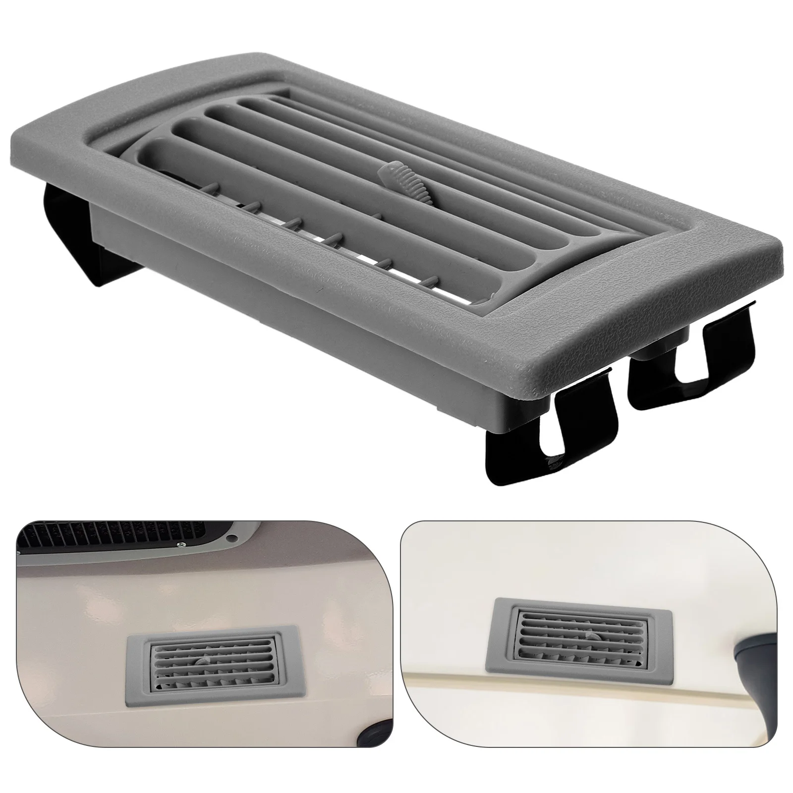 Adjustable Car Air Vent Register Abs Air Vent Deflector For Cars Buses Modified Vehicles Floor Ventilation Cooling