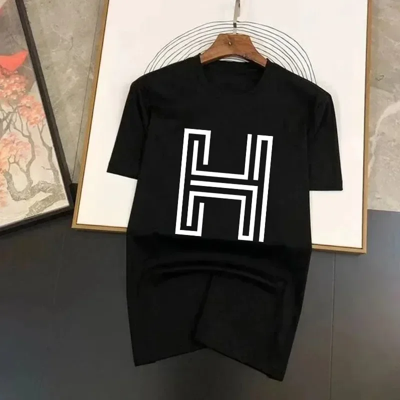 2024 sommer Mode T-shirt für Männer Y2K Tops Luxus Marke Brief Druck T-shirt Kurzarm T Frauen Mode Rundhals tops